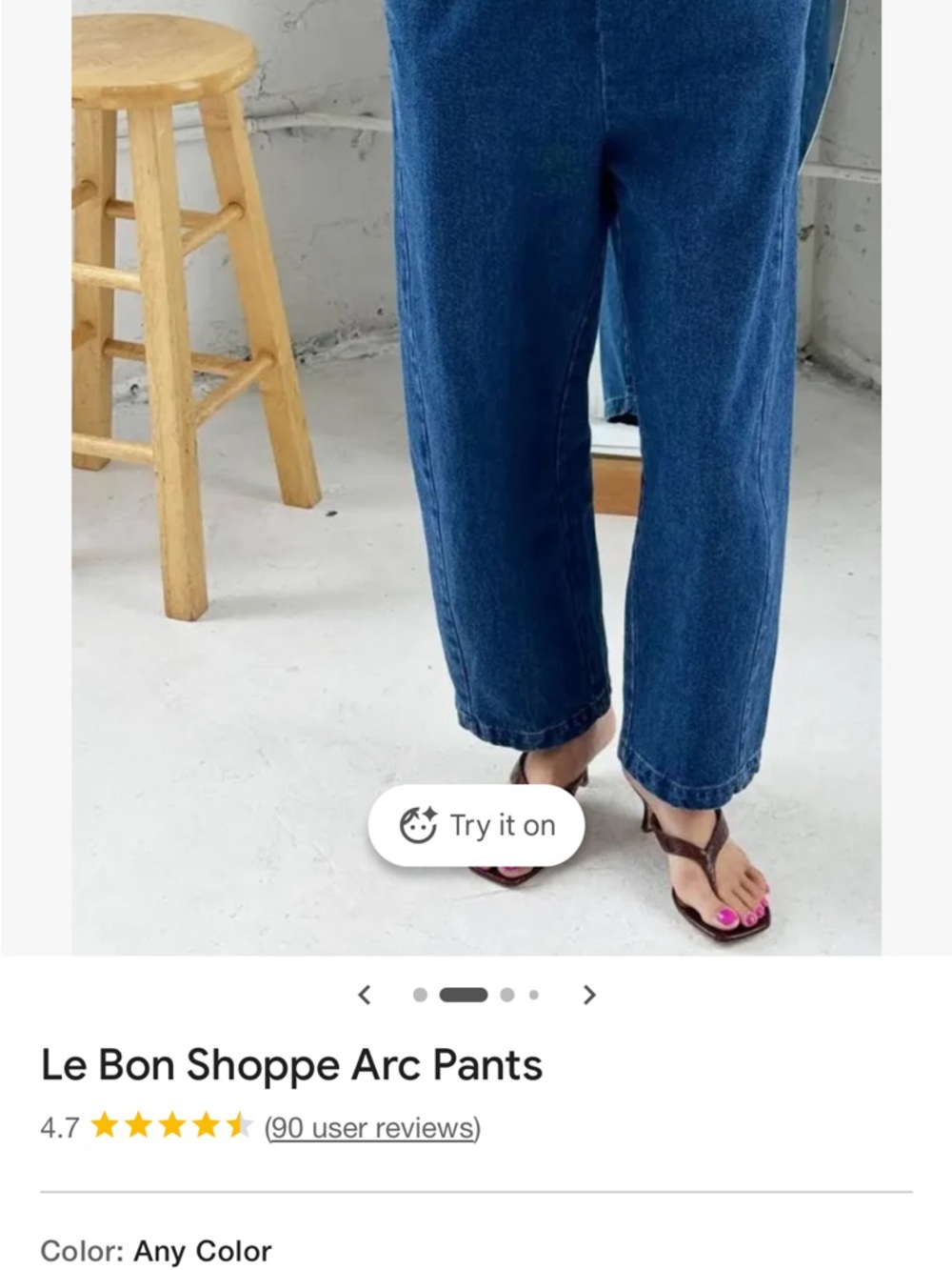 le bon shoppe arc pants